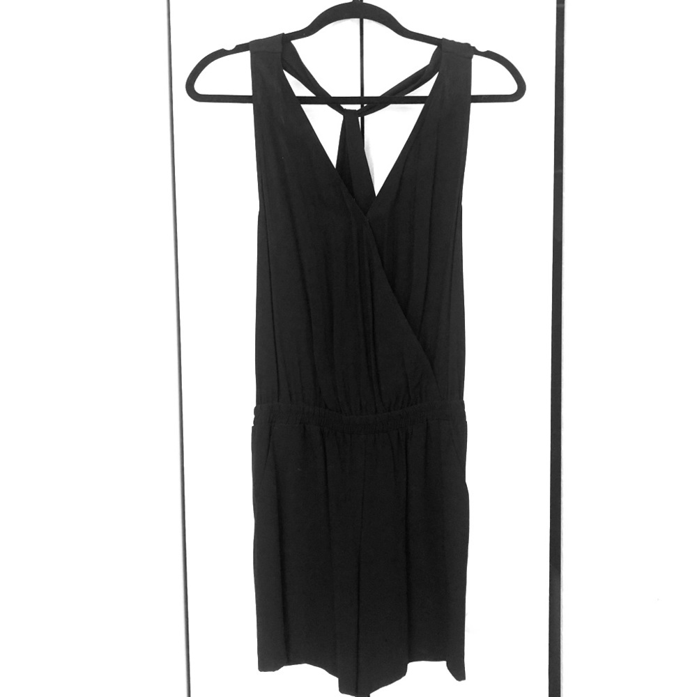 NWT Loft black Romper size Small
